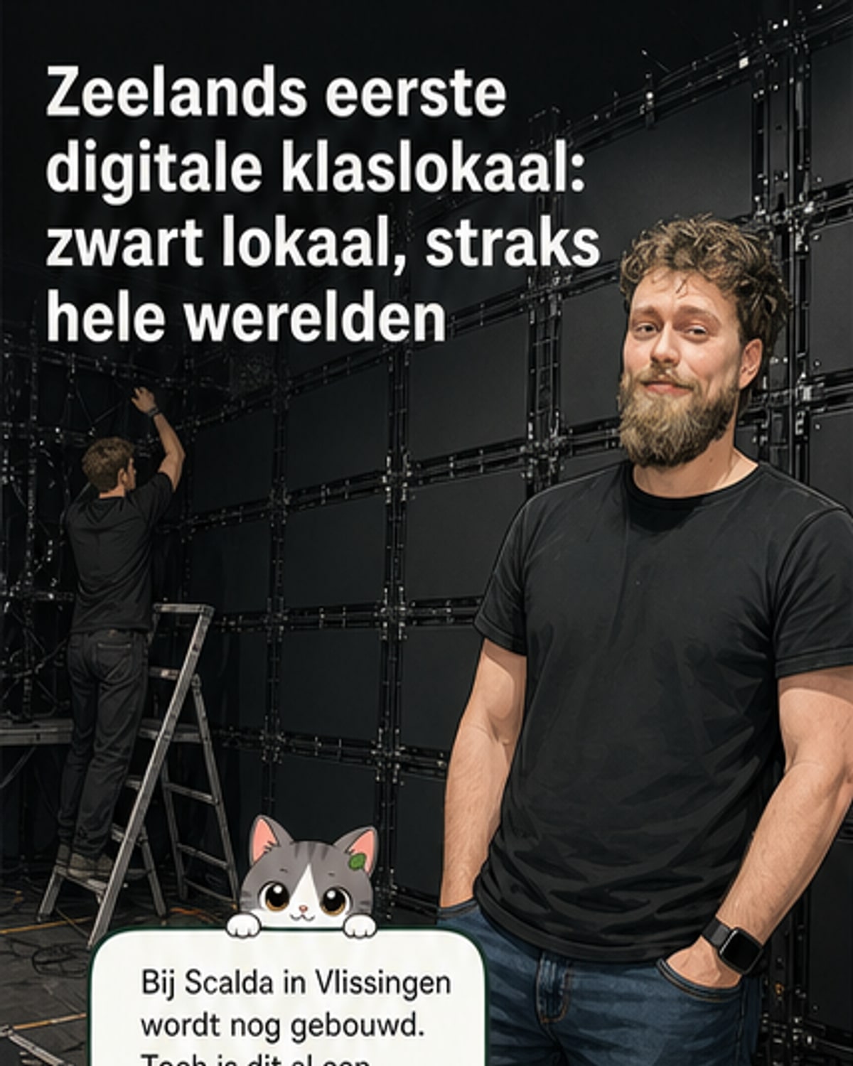 Eerste digitaal klaslokaal in Zeeland
