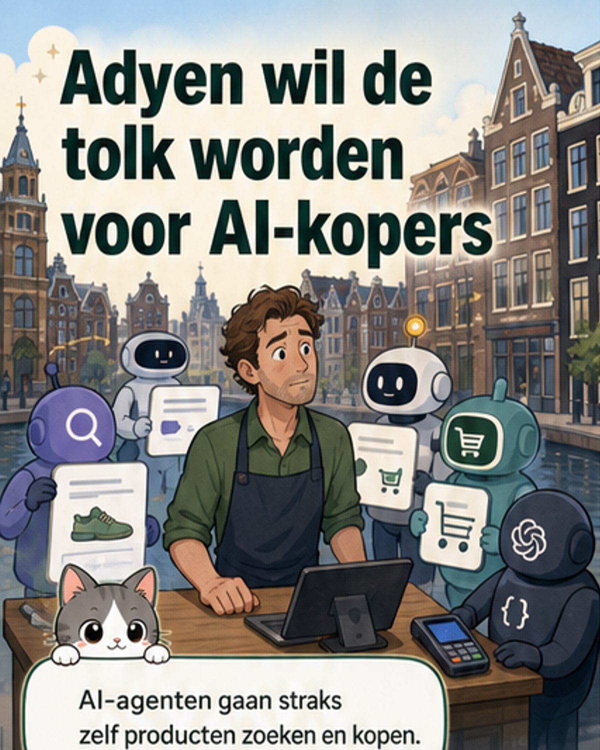 Adyen verbindt AI-handelsagenten