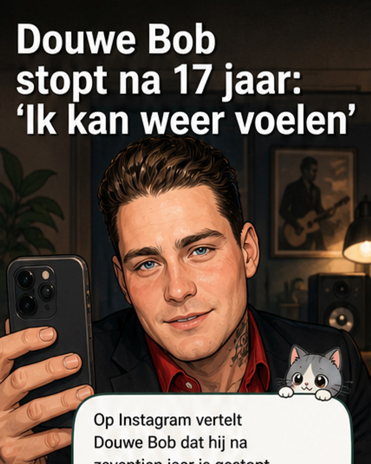 Douwe Bob stopt na 17 jaar met antidepressiva