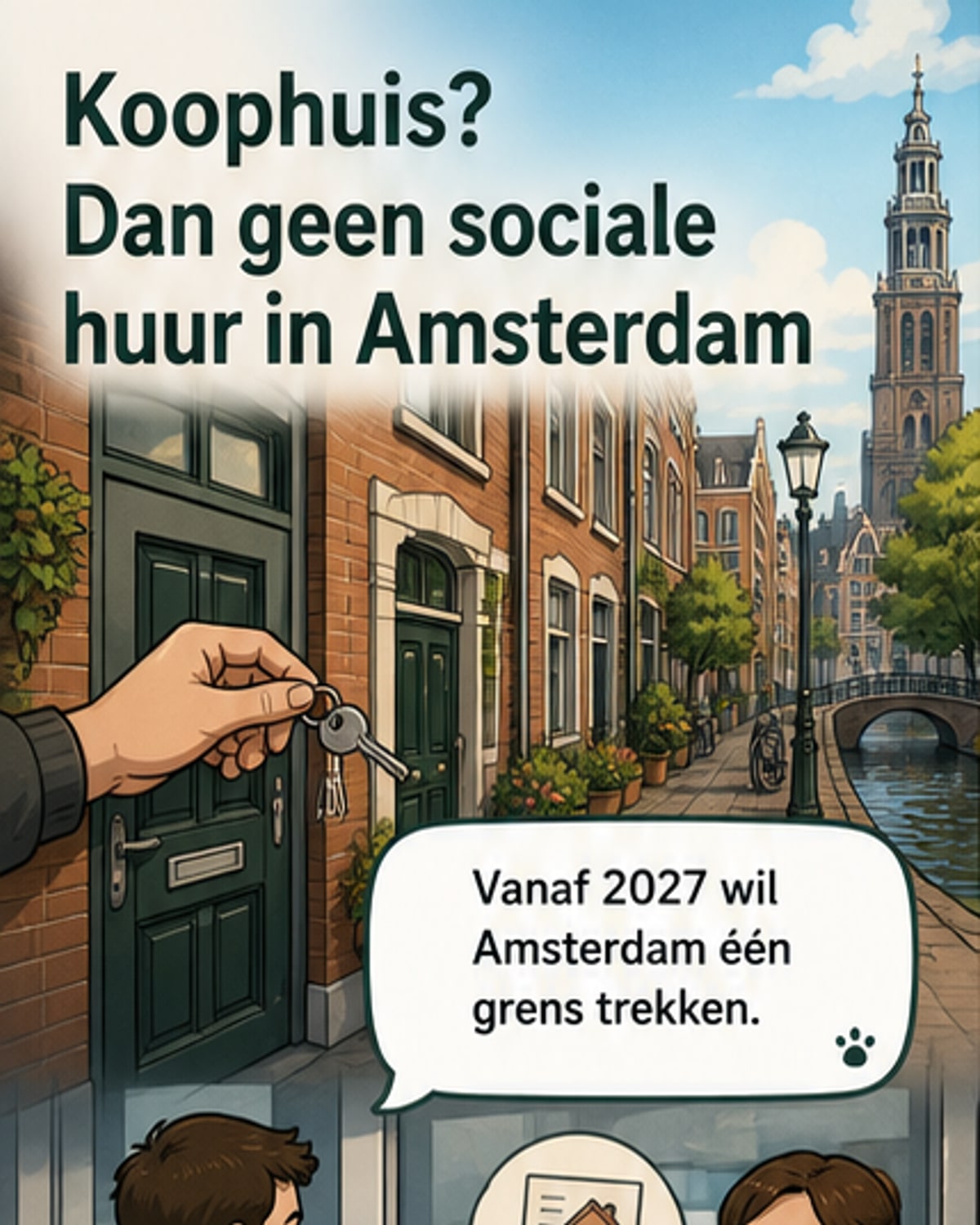Amsterdam verbiedt huiseigenaren sociale huur