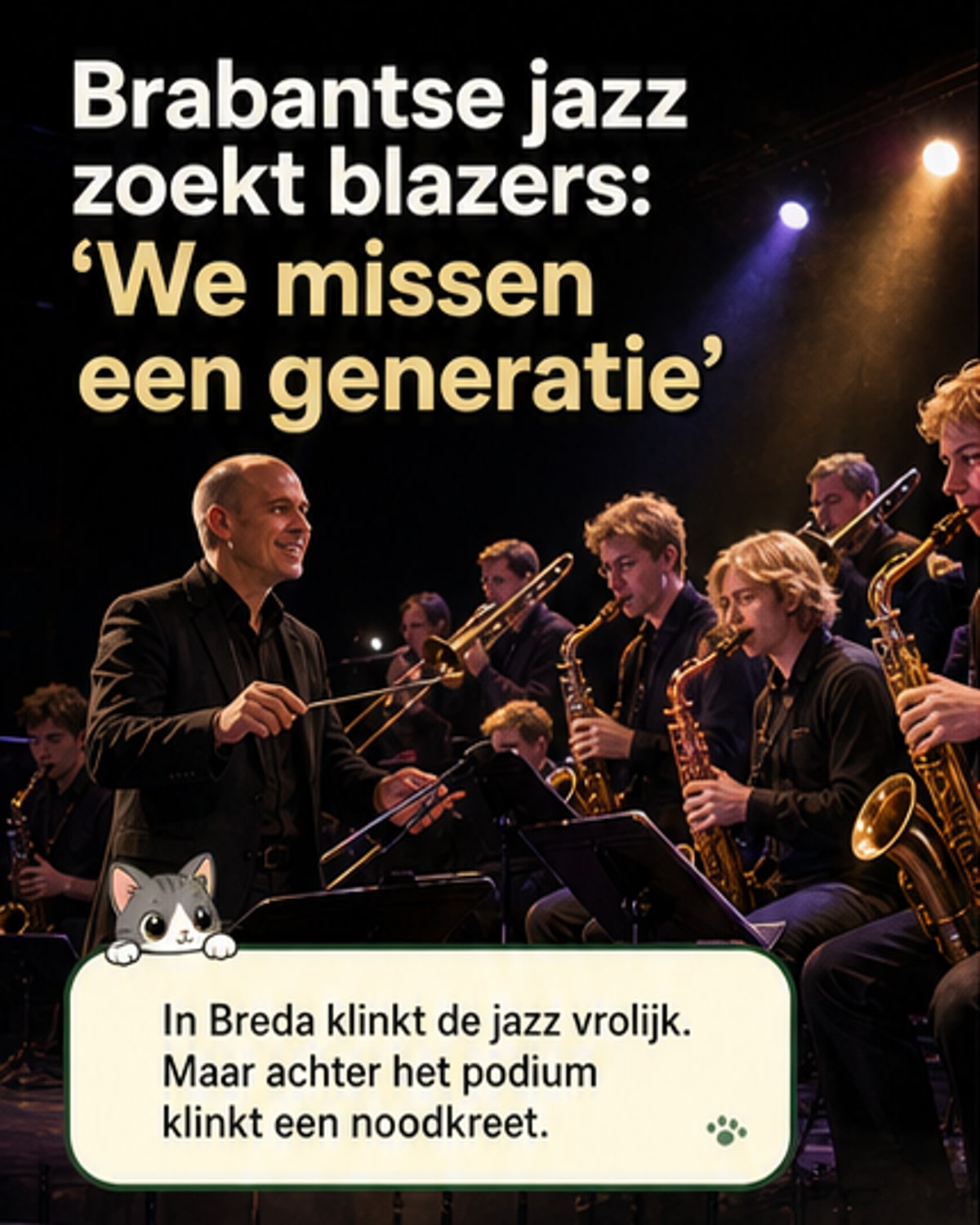 Brabant klokt nood: muziekinstroom verdwijnt