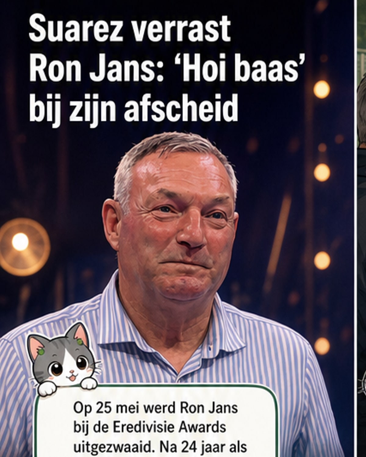 Suárez verrast Jans met emotionele boodschap