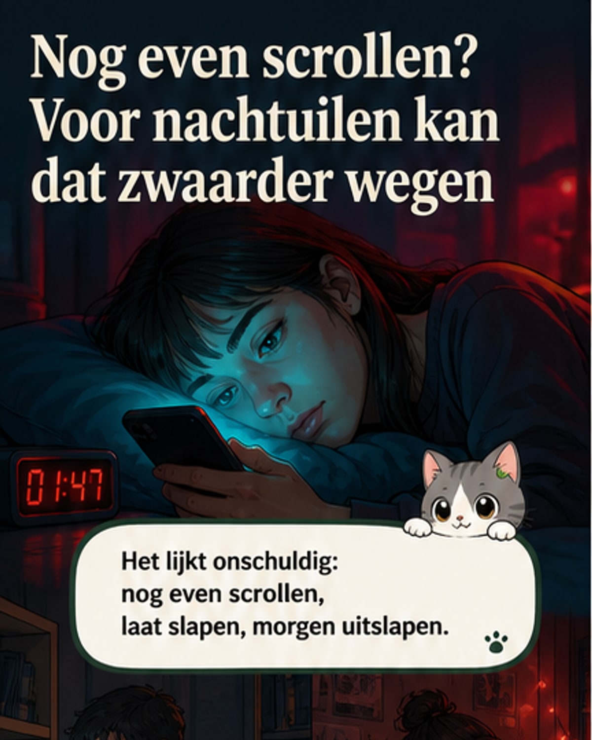 Nachtuil zijn ondermijnt je mentale gezondheid