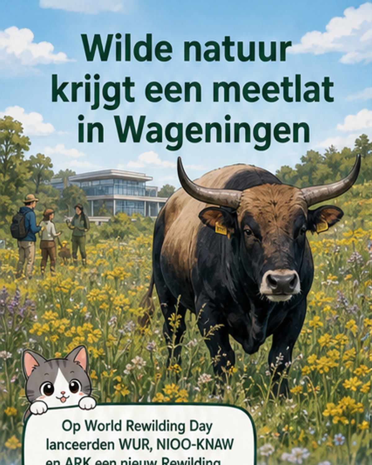 Nieuw centrum voor wildere natuur