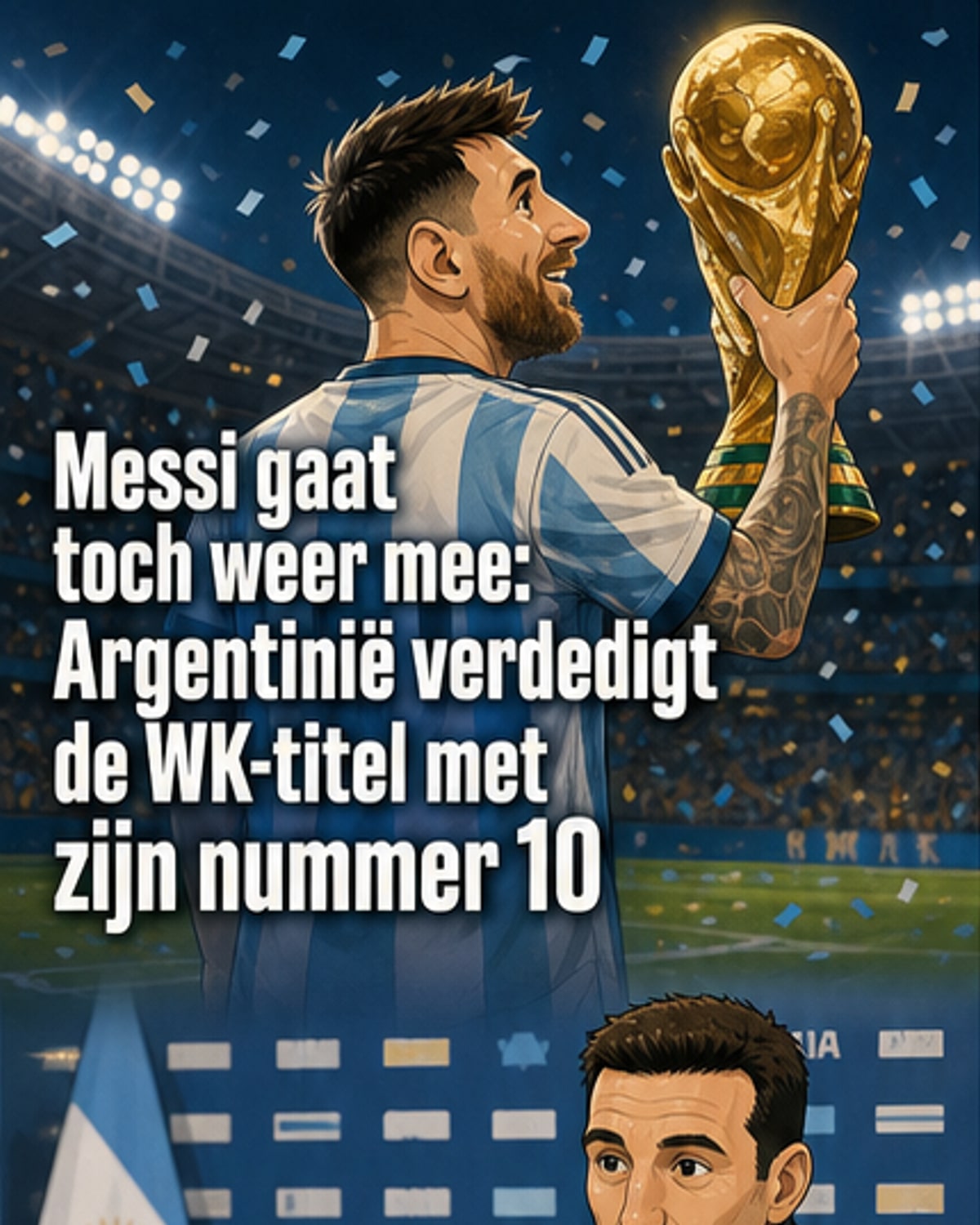 Messi gaat met Argentinië naar WK 2026