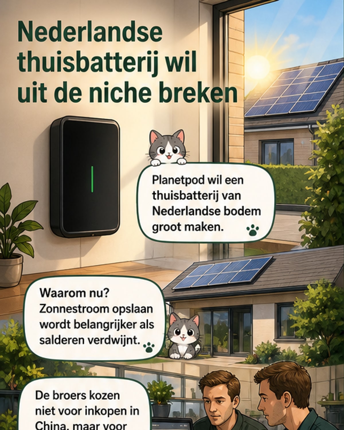 Nederlandse zonnebatterij gaat massaal opschalen