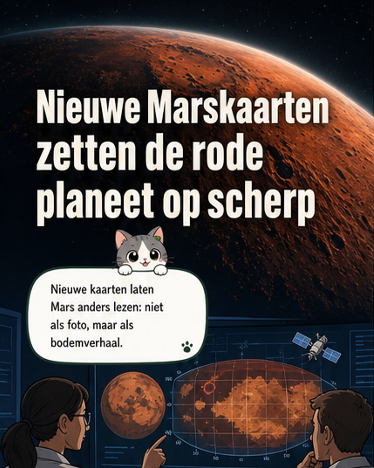 Mars in kaart met slimme AI