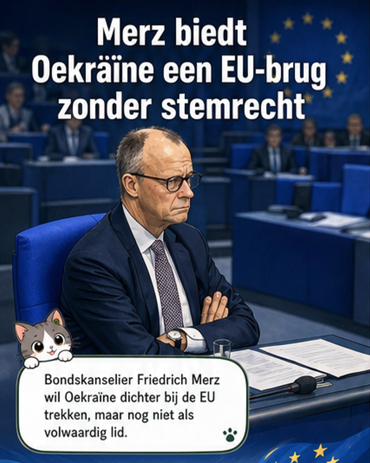 Duitsland stelt nieuw EU-lidmaatschap voor Oekraïne