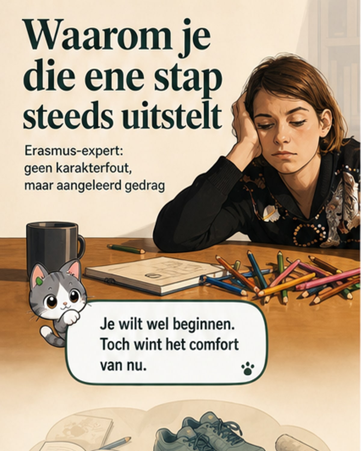 Uitstelgedrag is geen luiheid