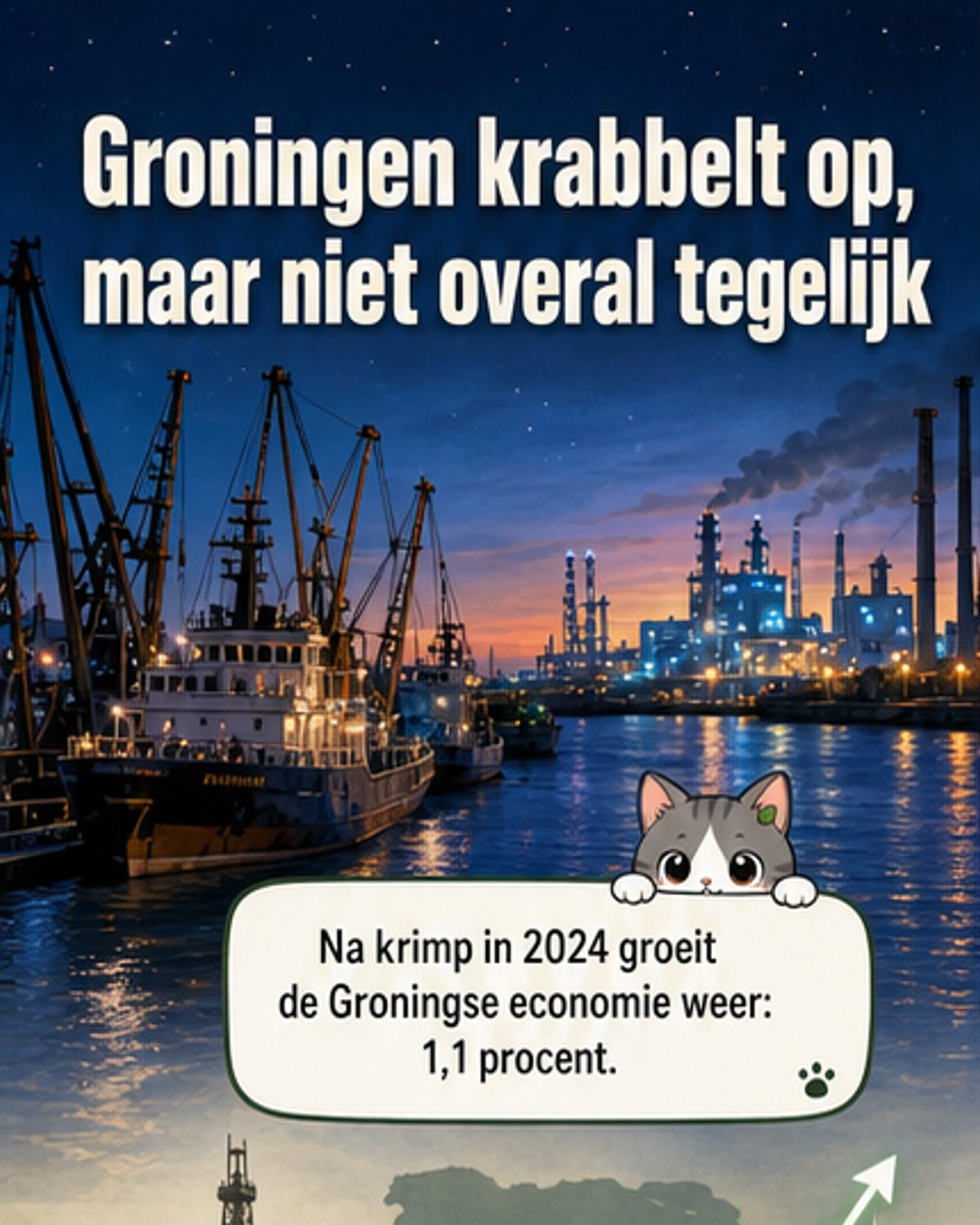 Groningen draait economisch weer op