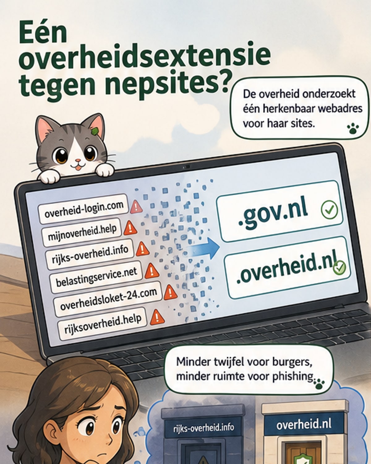 Overheid stapt over naar .gov.nl?