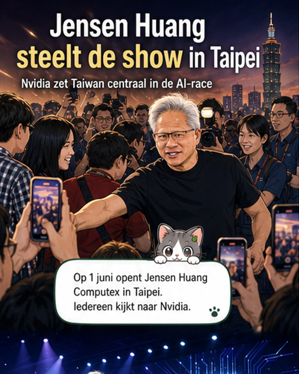 Nvidia-baas Huang opent Computex