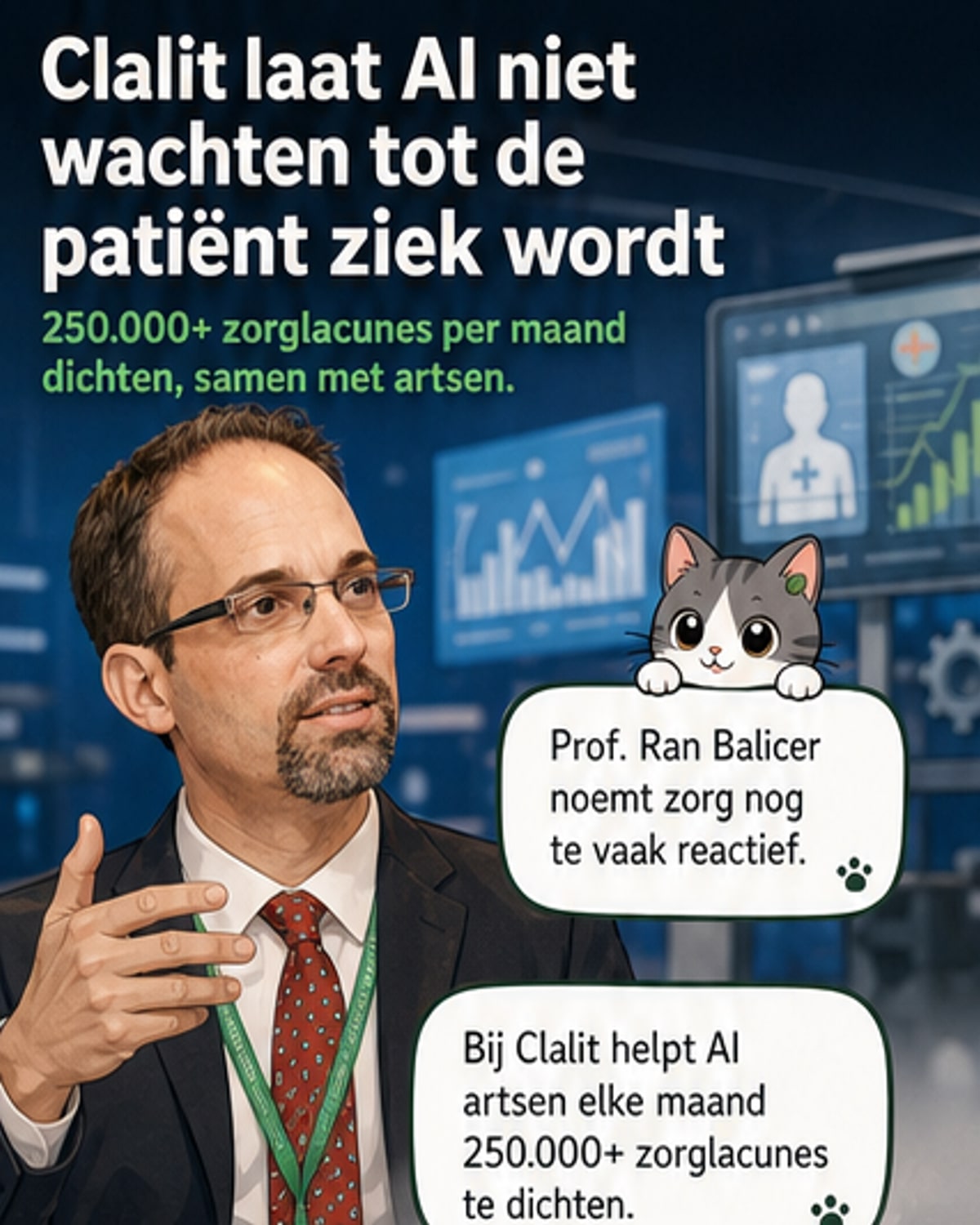 AI dicht 250.000 zorglacunes per maand