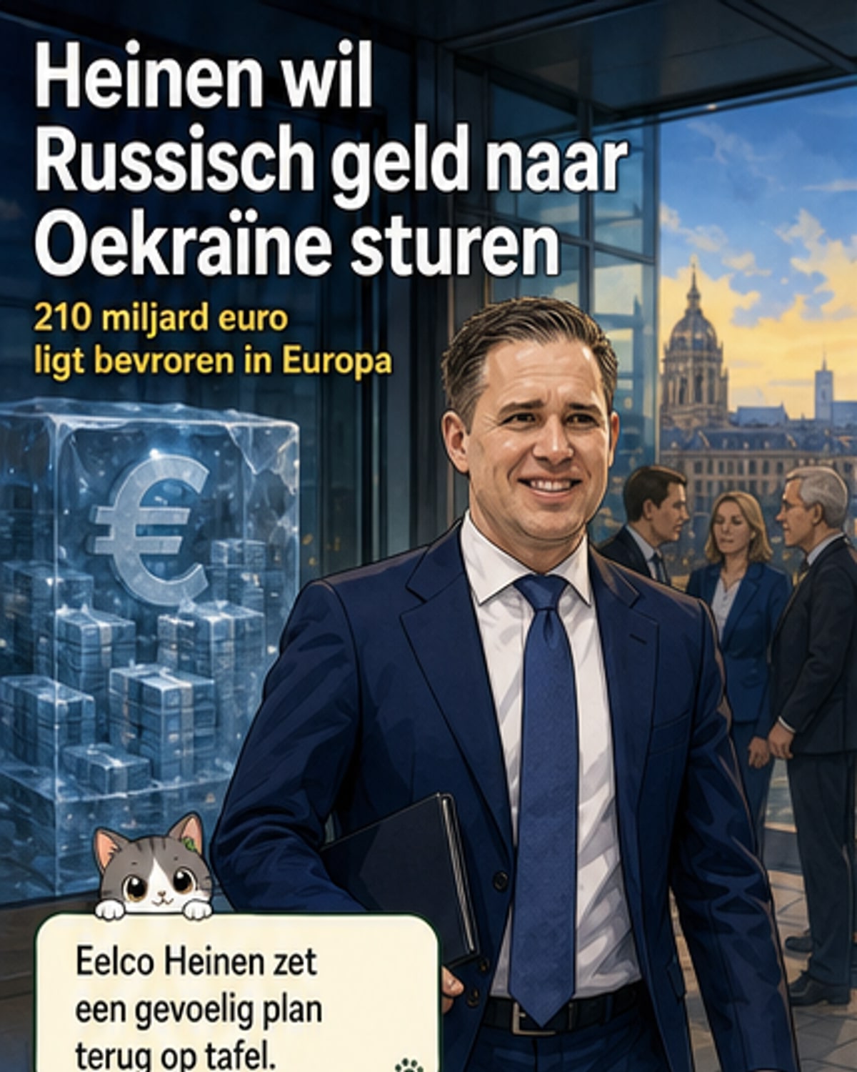Nederland wil bevroren Russisch geld naar Oekraïne