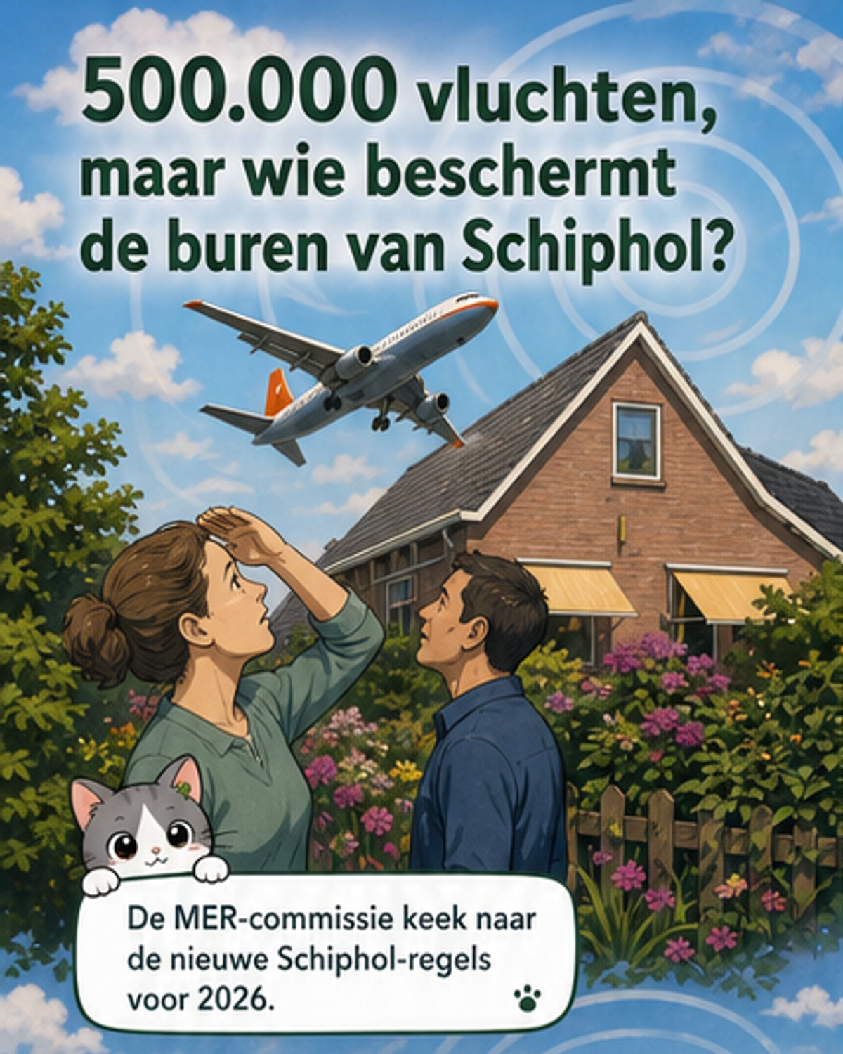 Schiphol mag niet groeien naar 500.000 vluchten