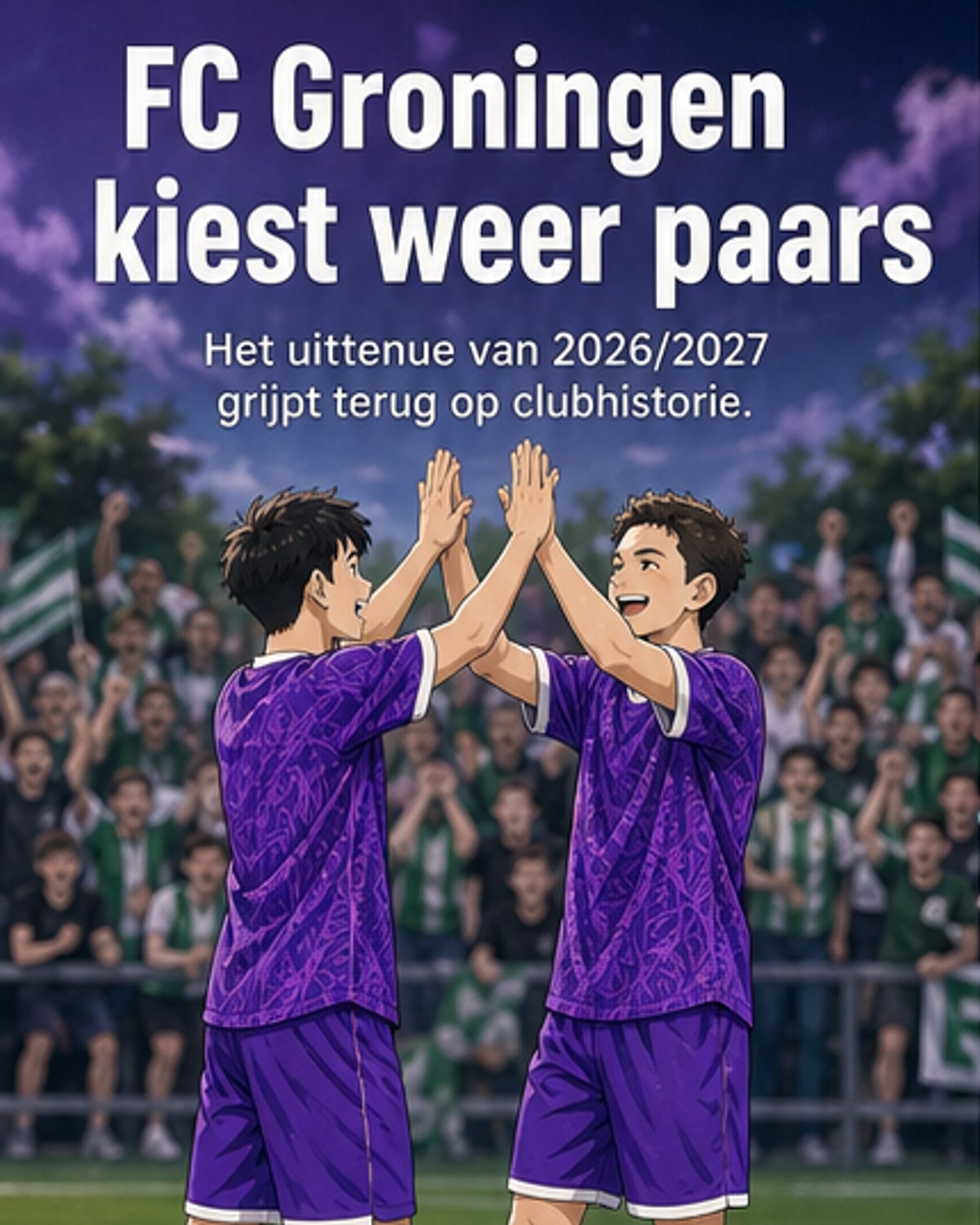 FC Groningen keert terug naar paars