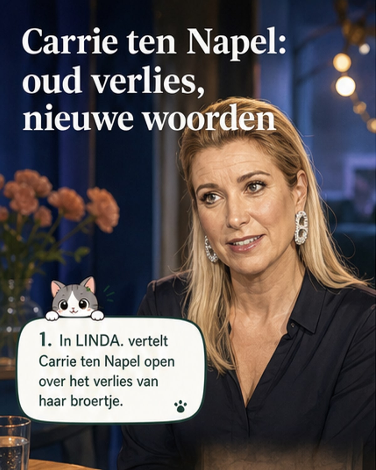 Carrie open over jeugdtrauma