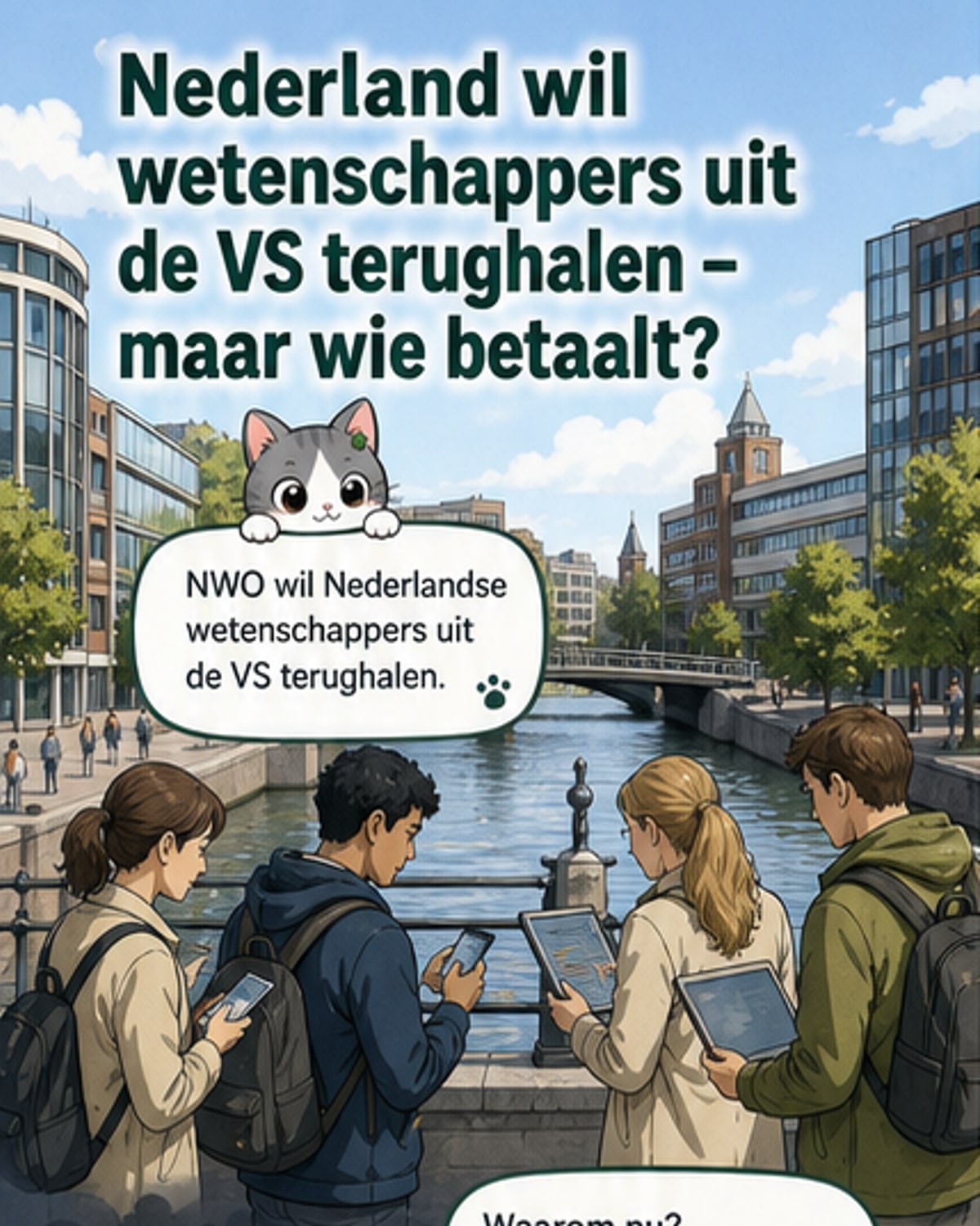 Nederland haalt wetenschappers terug uit VS