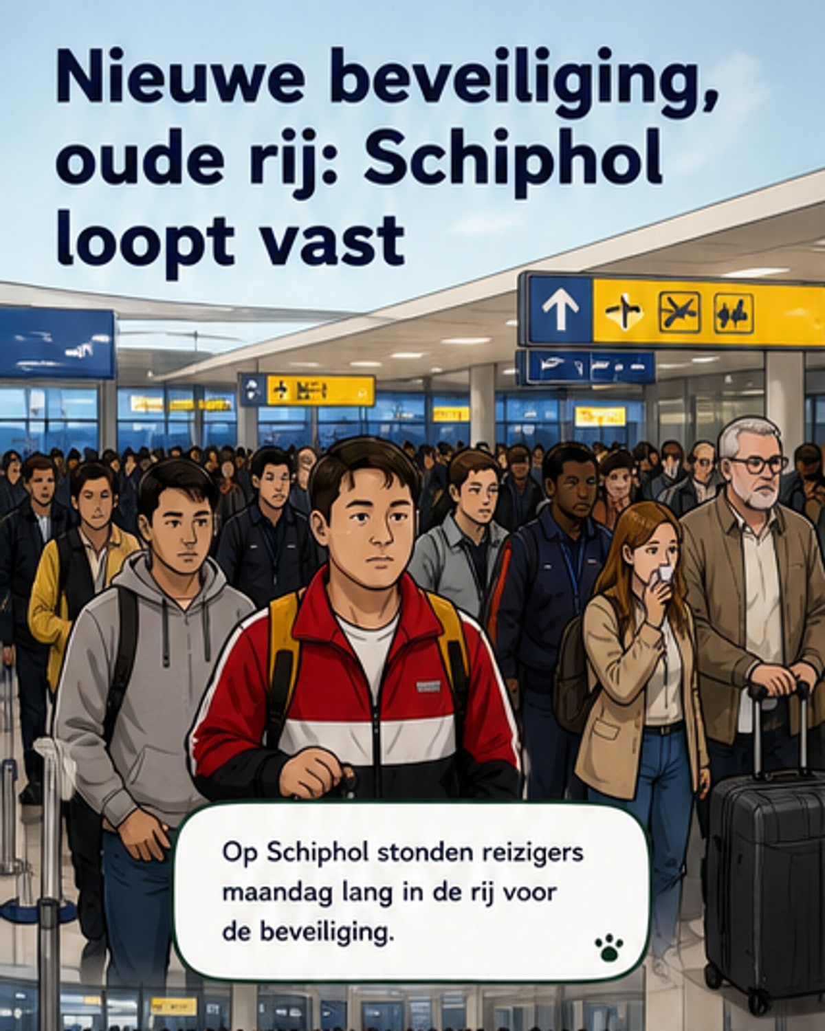 Schiphol overstapt op nieuw beveiligingsysteem