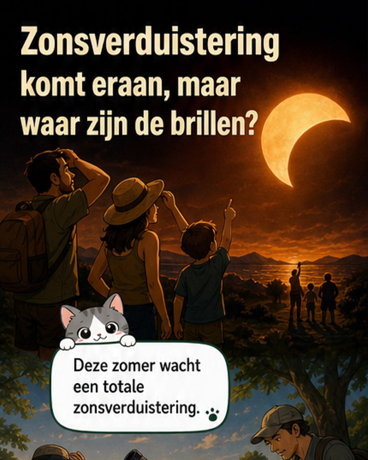 Zonsverduistering met te weinig bescherming?
