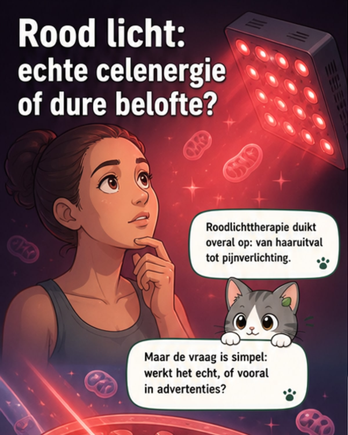 Roodlichttherapie: wetenschap achter de hype