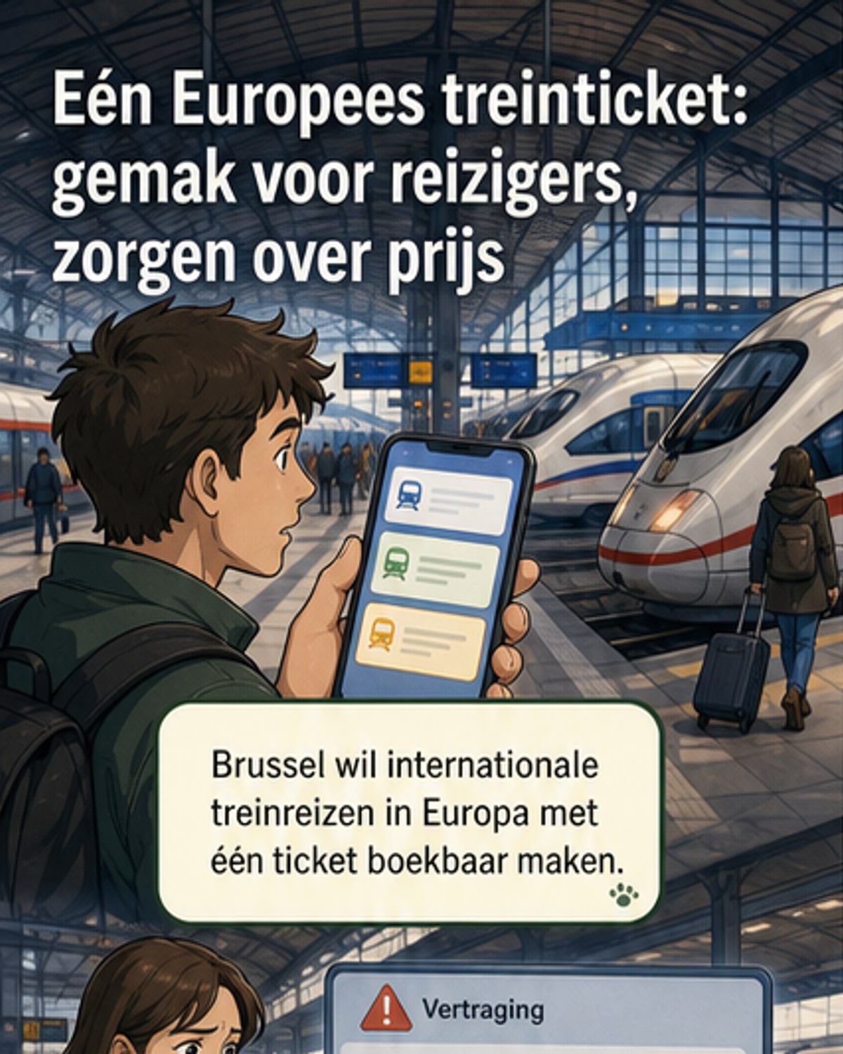 Één ticket voor alle Europese treinreizen