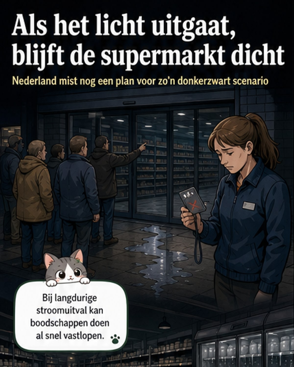 Wat als de stroom uitvalt?