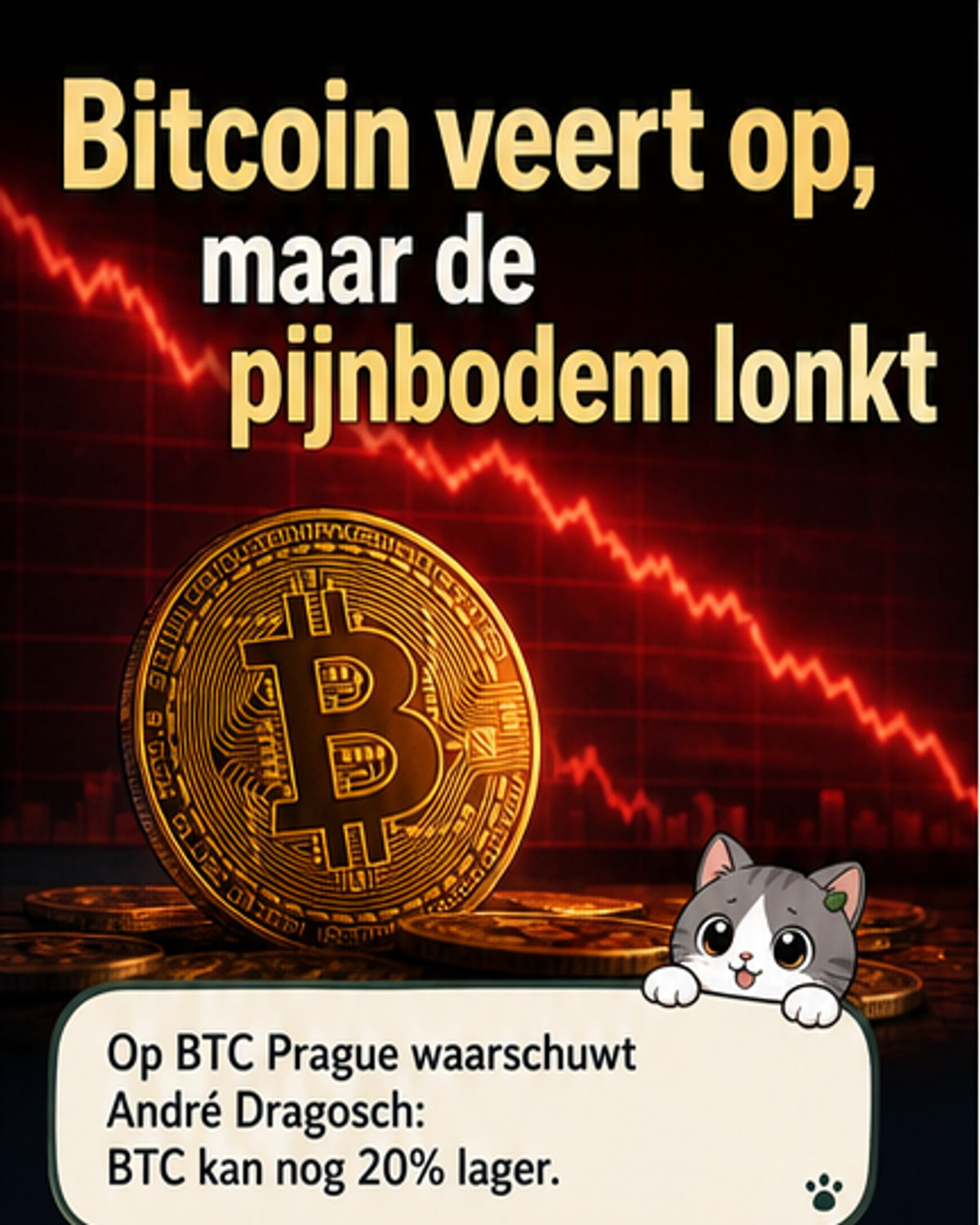 Bitcoin kan nog verder dalen