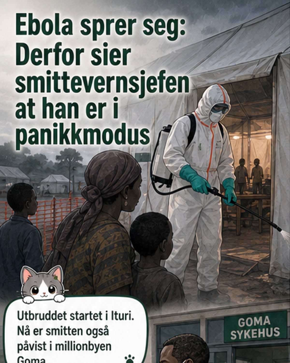 Smittevernsjef i panikk over ebola