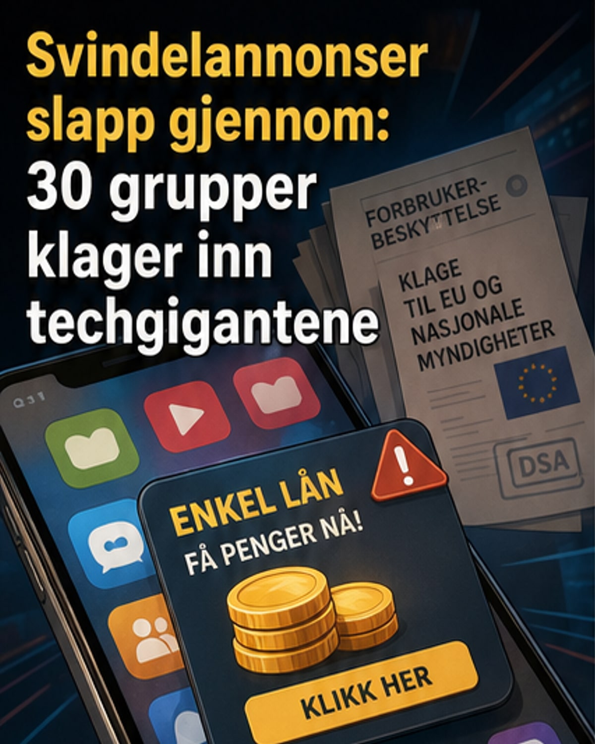 Sosiale medier under anklag for svindel
