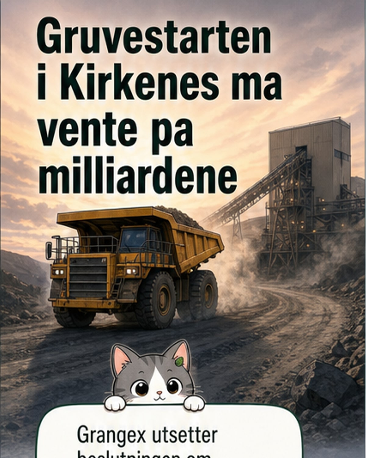 Grangex utsetter gruvebeslutning