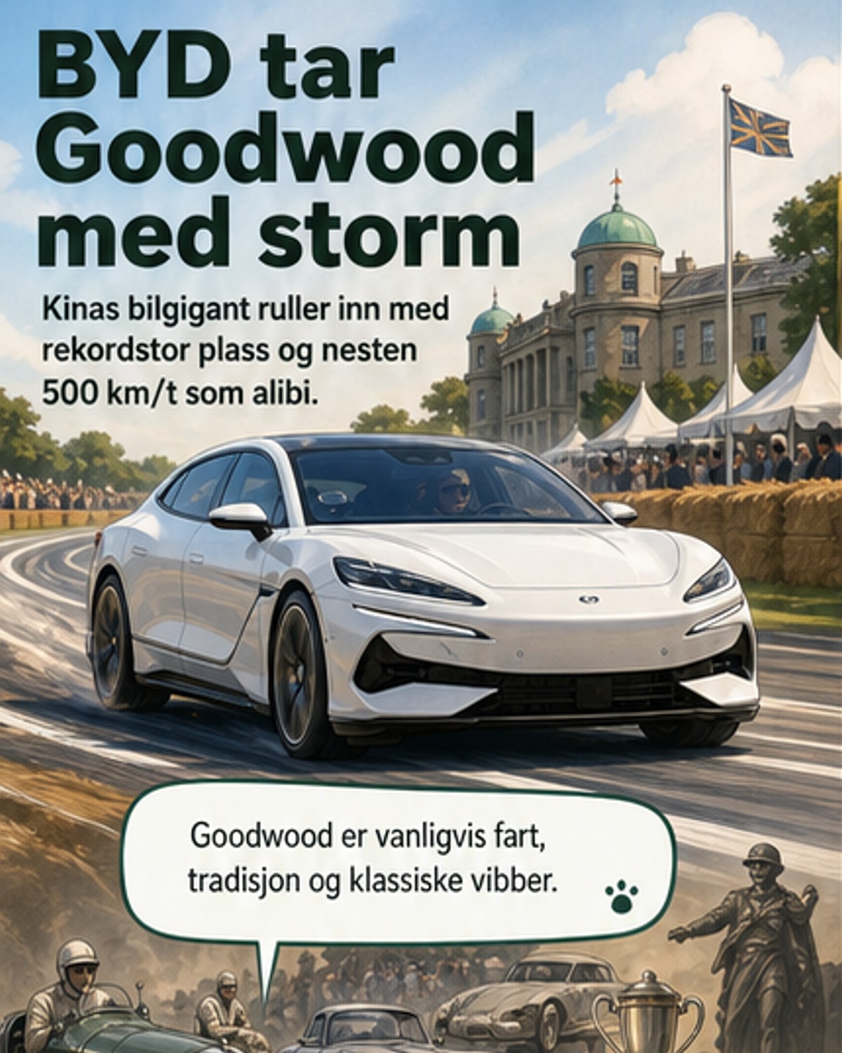 BYD tar over Goodwood