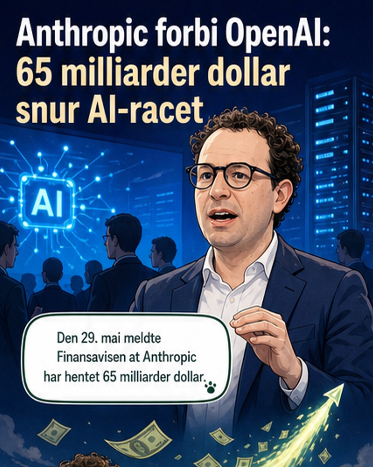 Anthropic nå mer verdt enn OpenAI