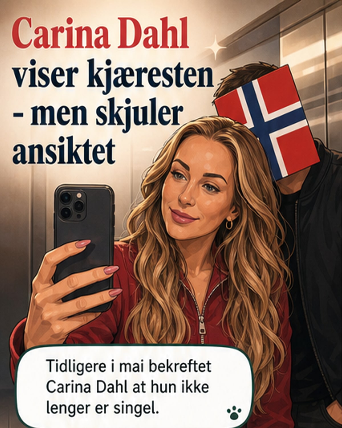Carina Dahl deler nytt glimt av kjæresten