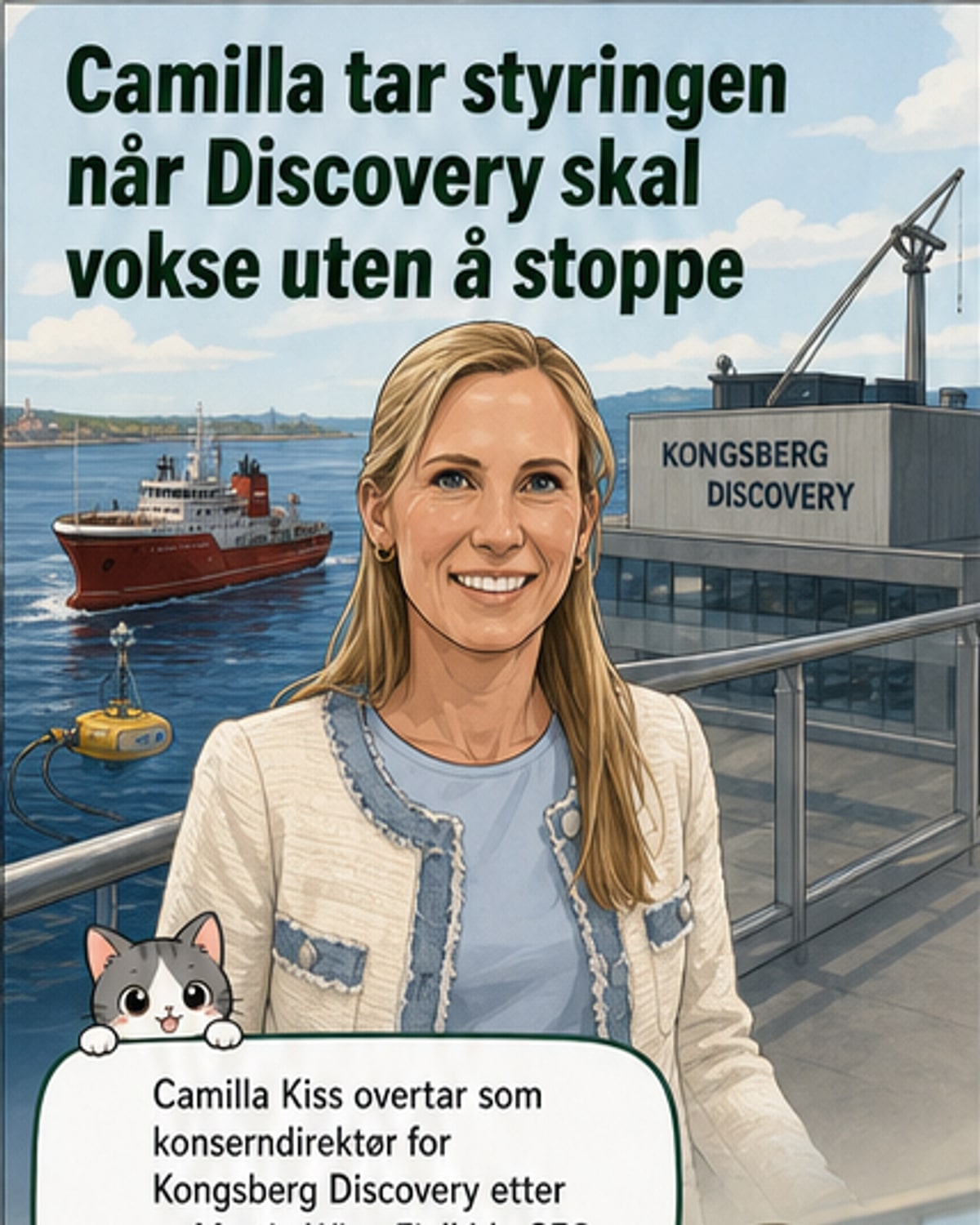 Ny leder tar makten i Kongsberg Discovery