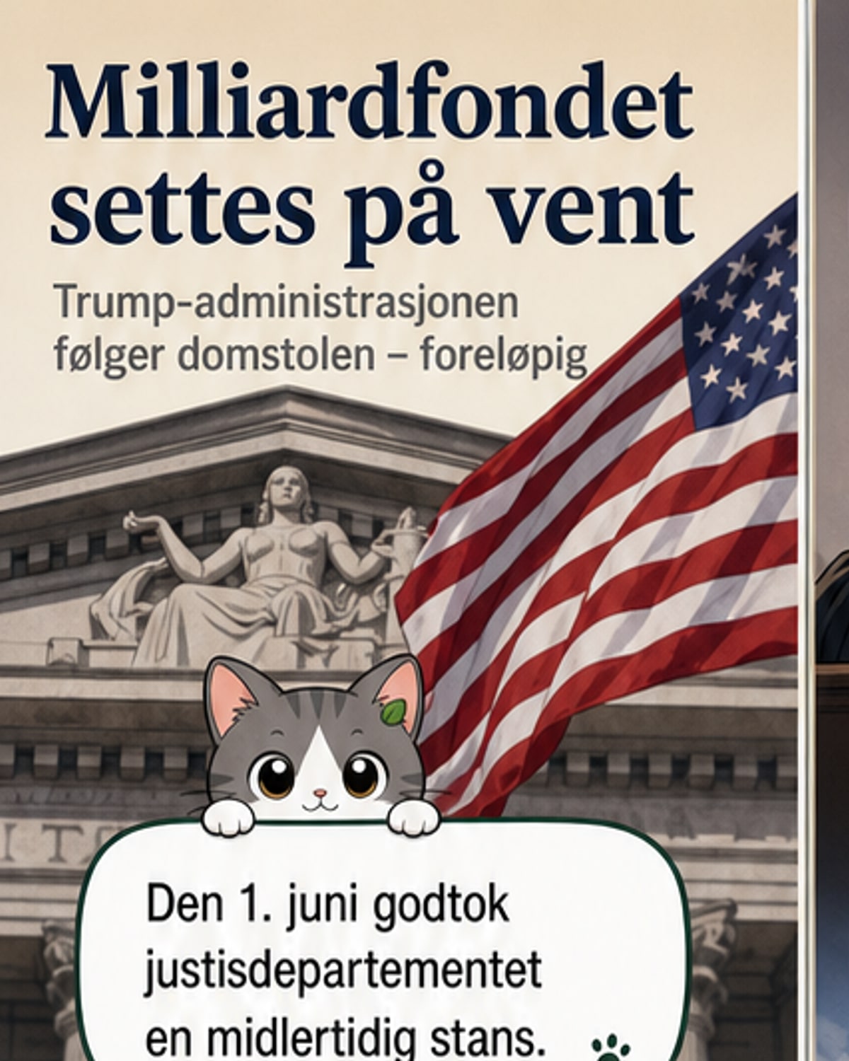 Trump-støttespillere får ikke milliarder ennå