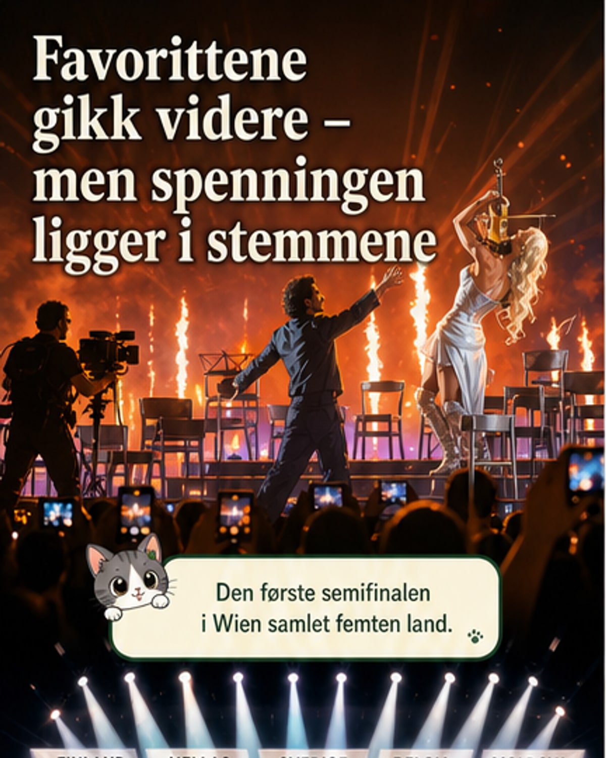 Eurovision: Storfavoritter videre