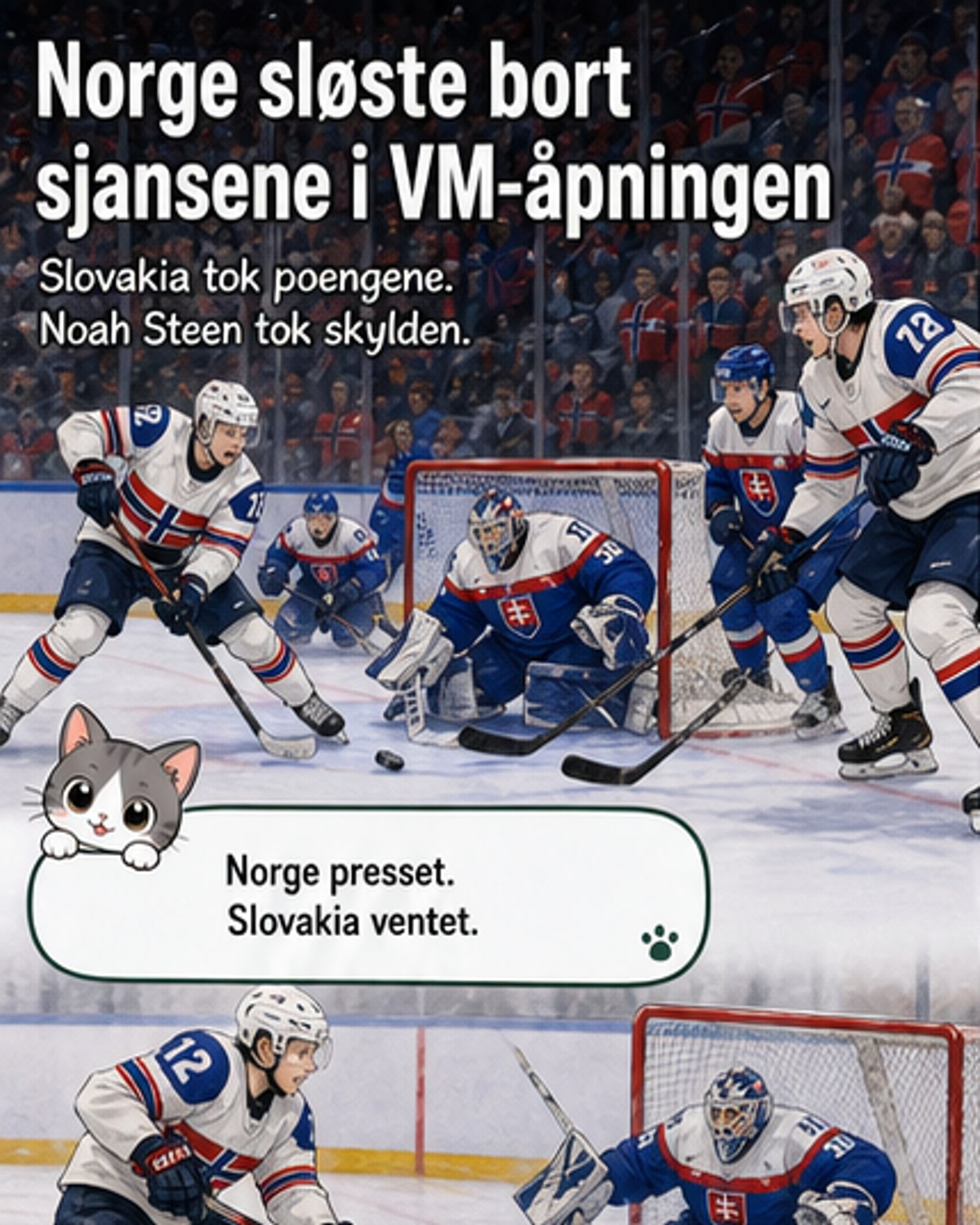 Norge tapte på siste sekund