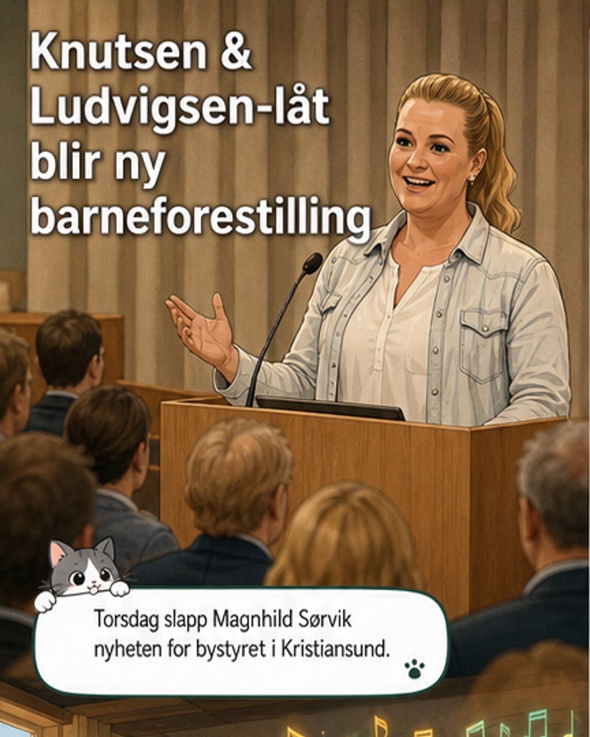 Ny barneforestilling om musikkens kraft