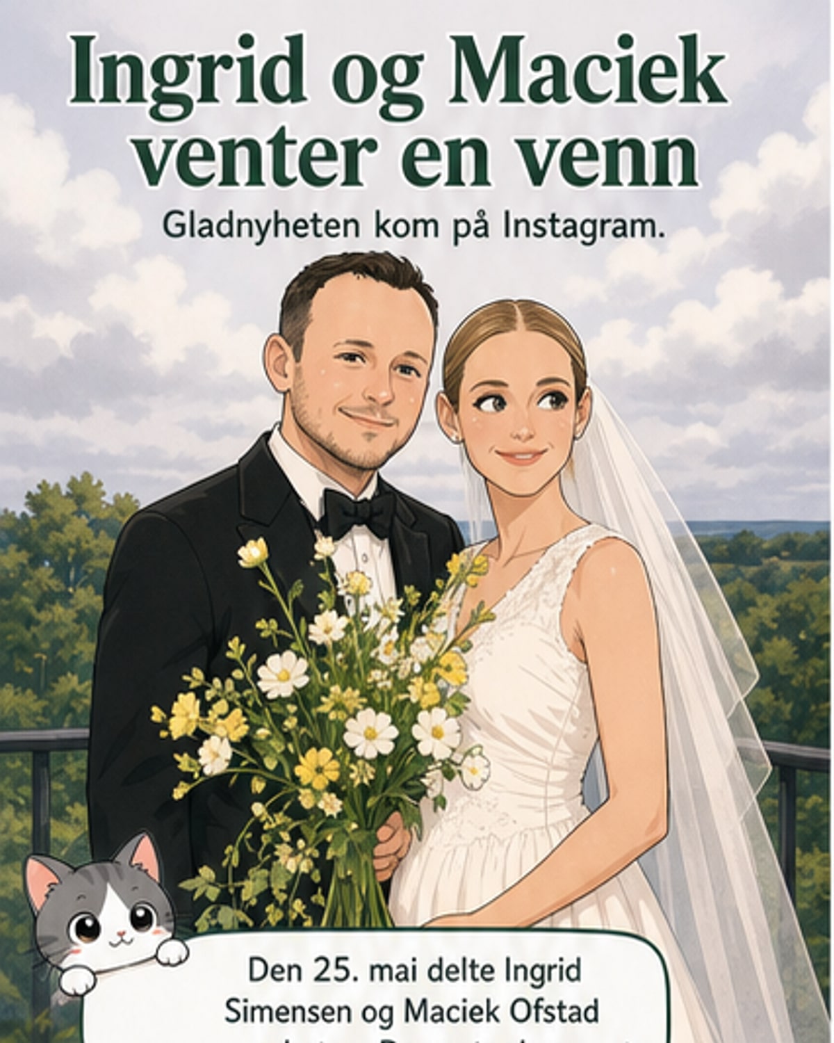 Ingrid Simensen er gravid