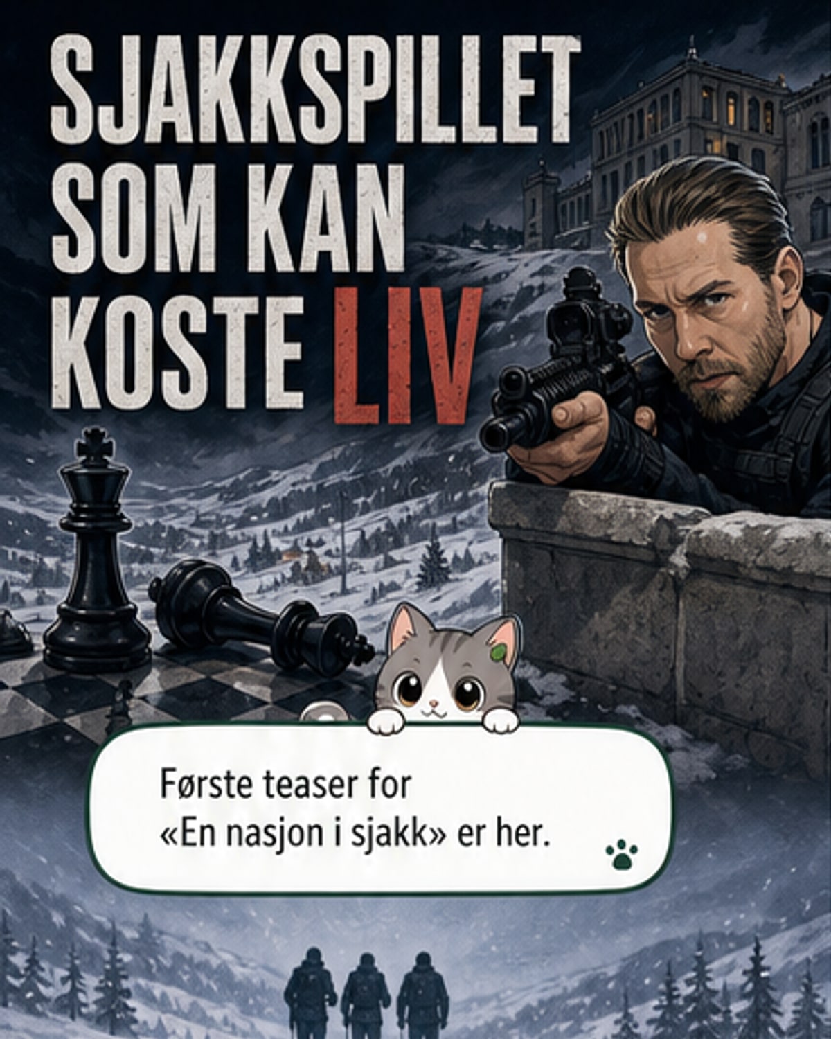 Norsk stjernethriller: Statsminister kidnappet