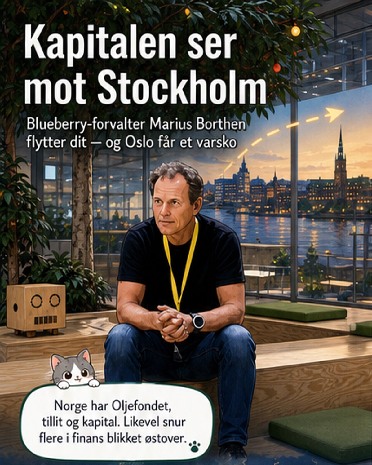 Norges finansielle tyngdepunkt flytter til Stockholm