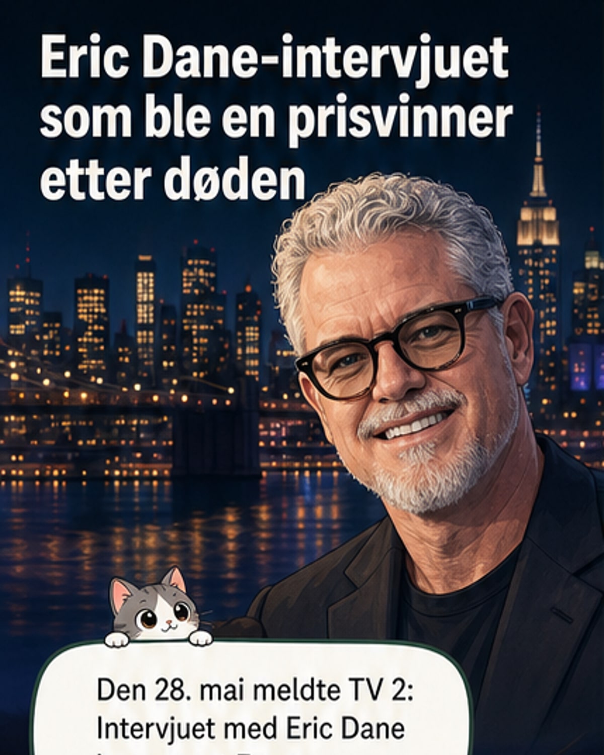 Eric Dane vant Emmy etter åpenhet om ALS