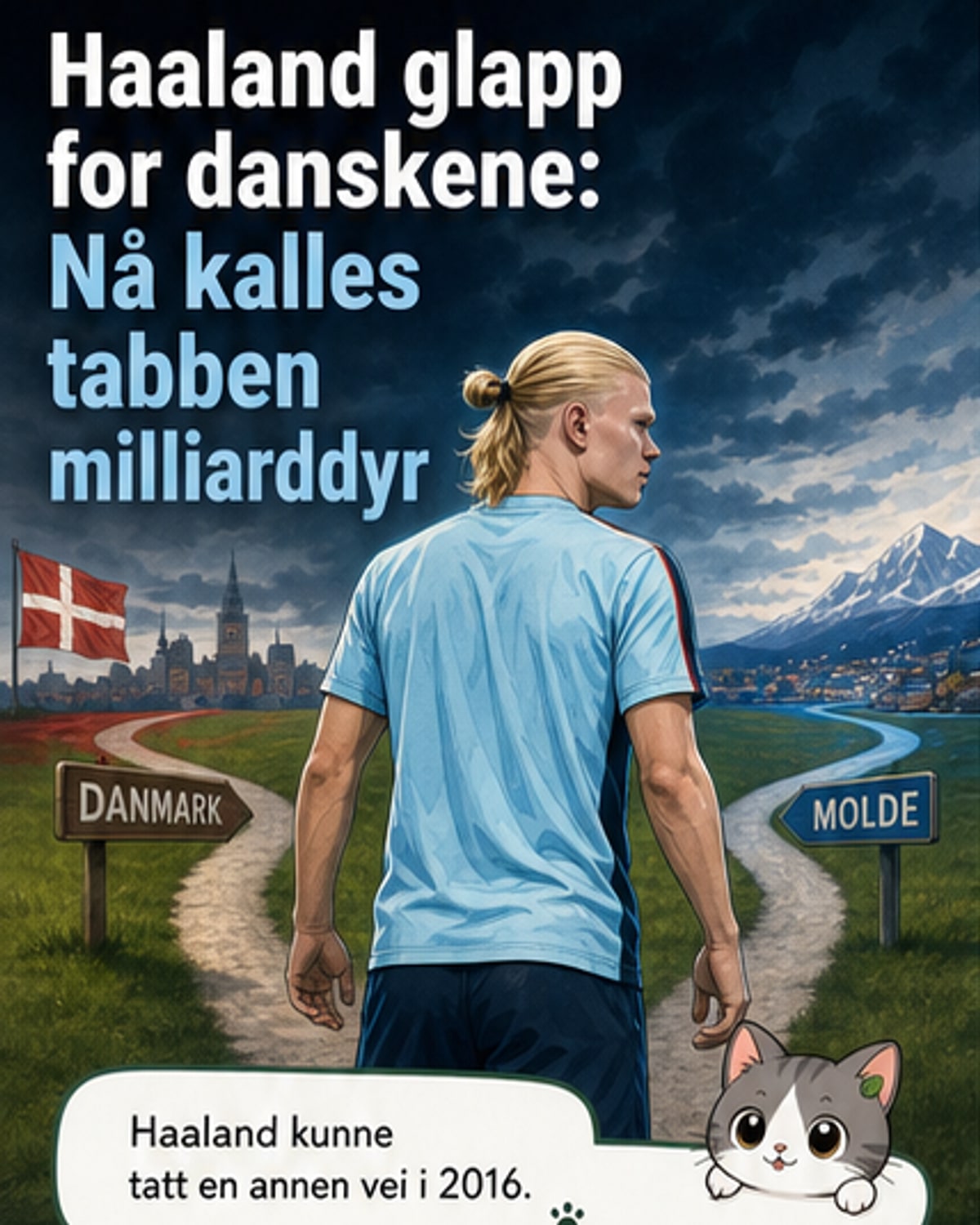 Haaland valgte bort danskene