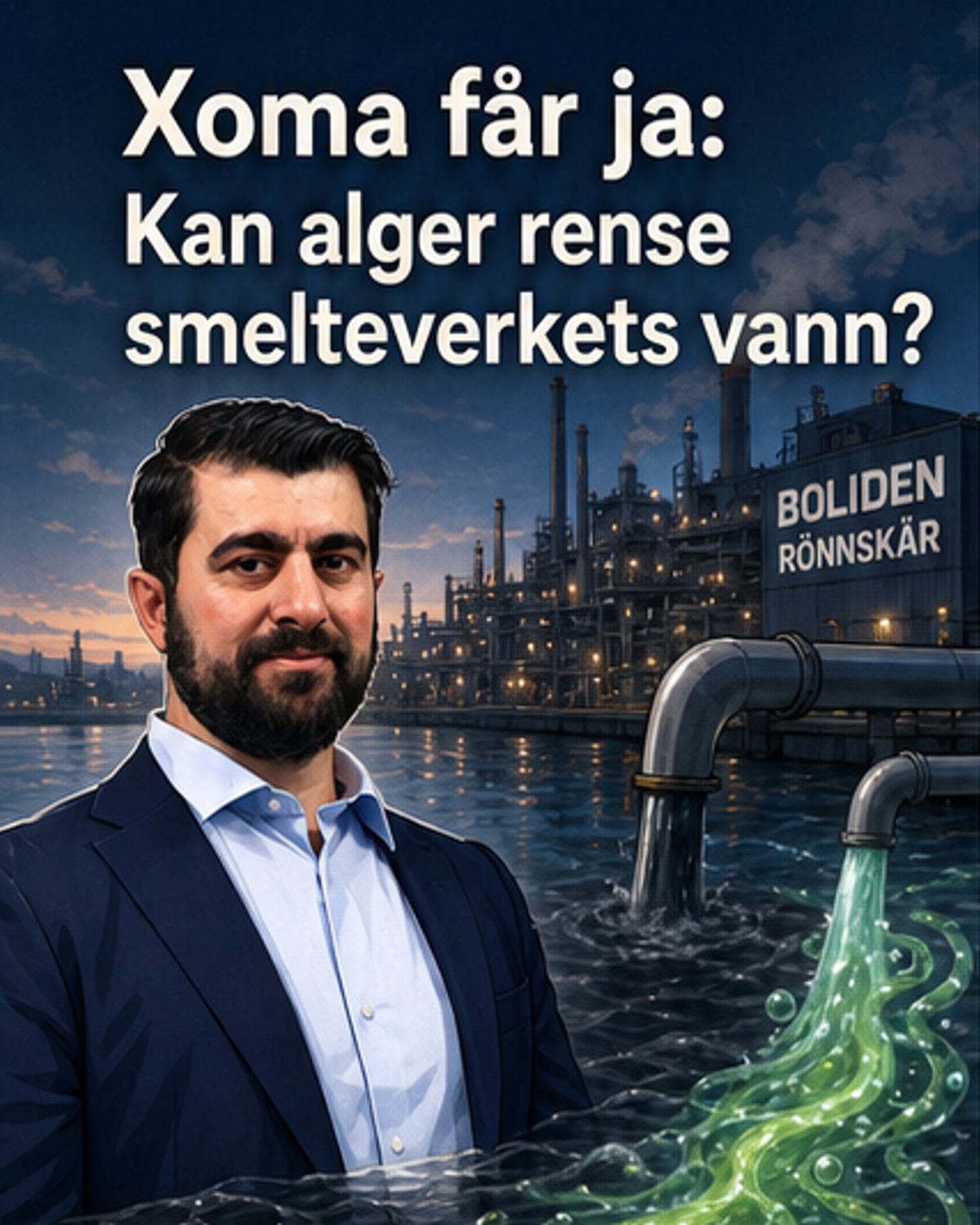 Alger renser industriens vann