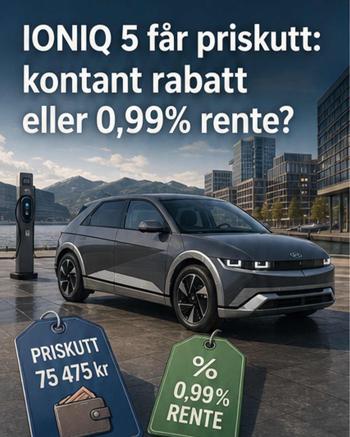 Hyundai gir stort priskutt på IONIQ 5