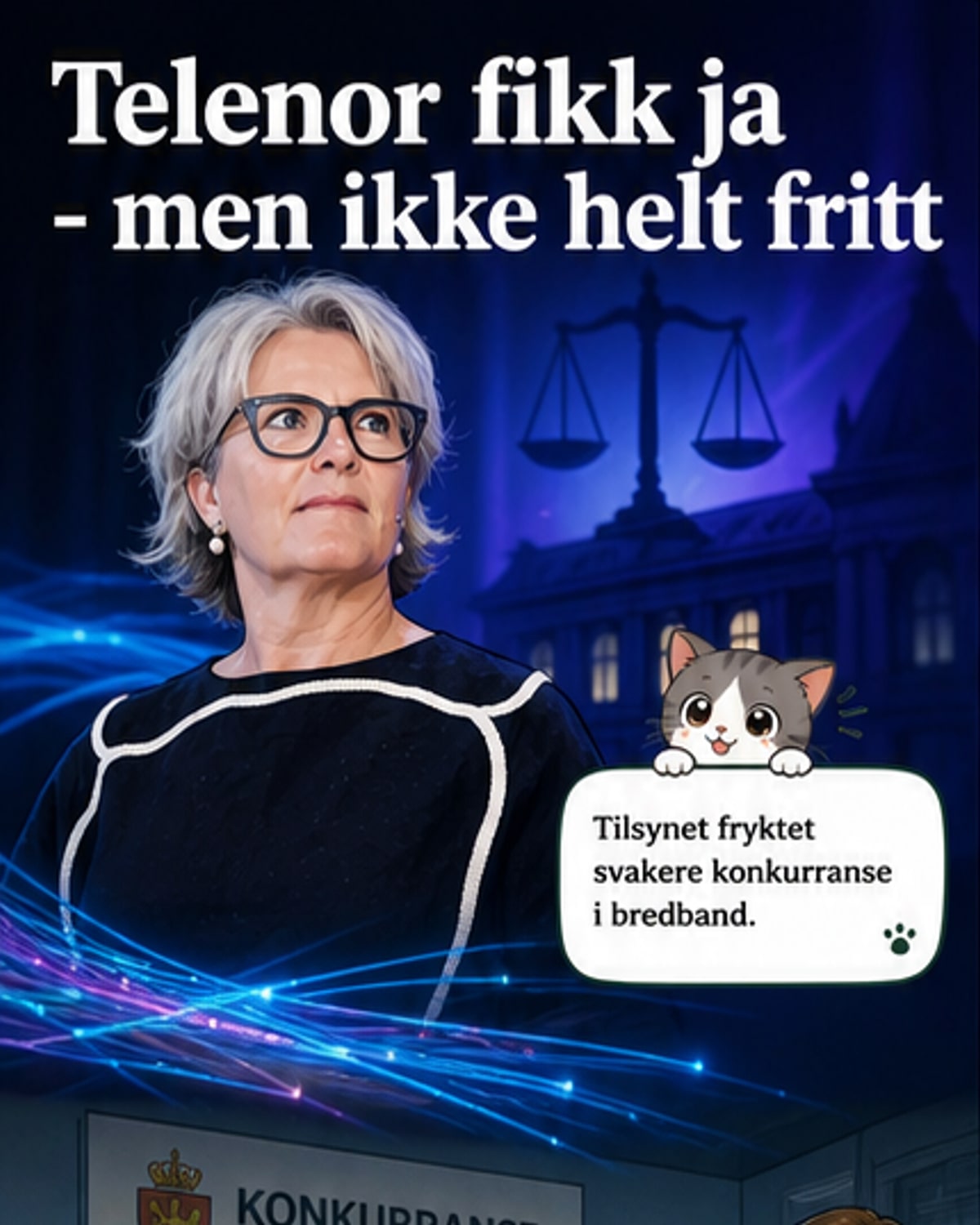 Telenor får kjøpe GlobalConnects fiberkunder