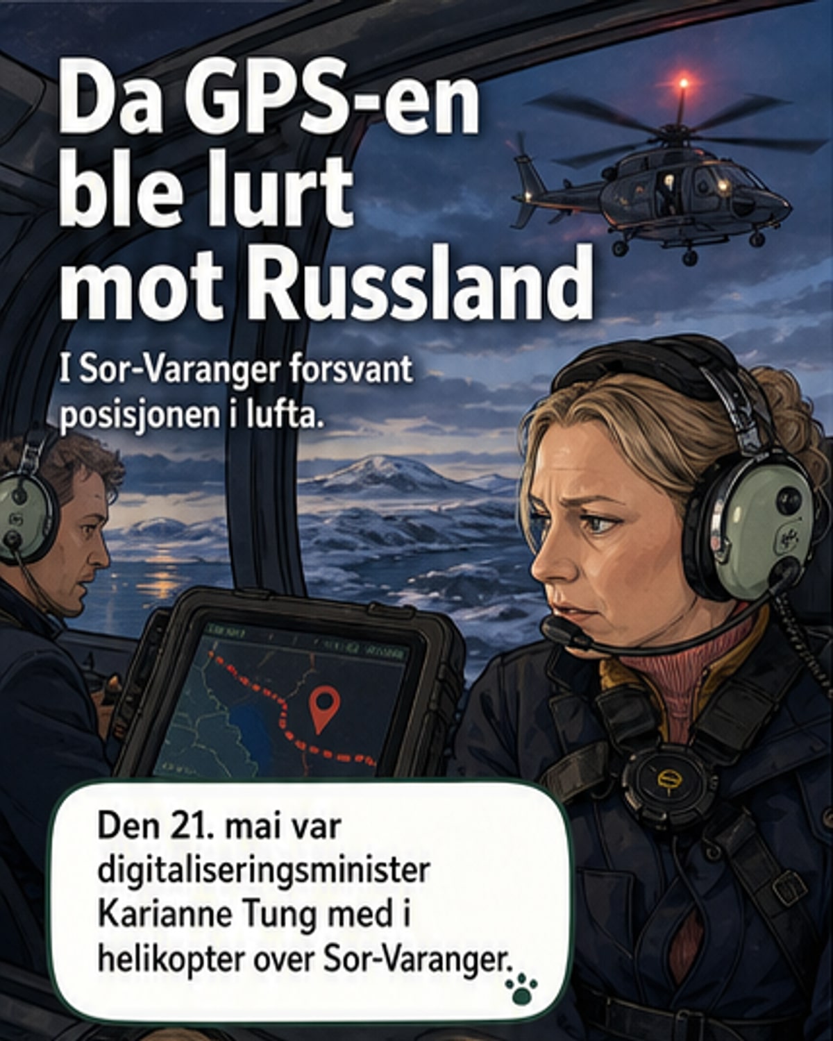 Russiske GPS-forstyrrelser nær grensen