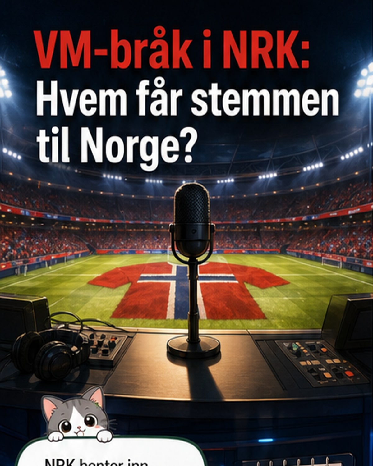 VM-krangel i NRK etter ny kommentator
