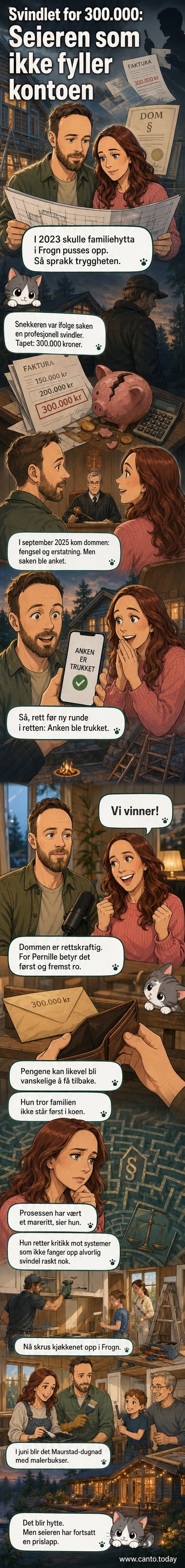 Pernille Molvær Maurstad smiler lettet etter rettssuksess, men med usikkerhet om tilbakebetaling.